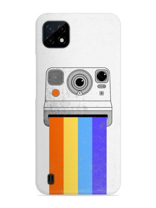 Retro Camera Art Snap Case for Realme C20 Zapvi