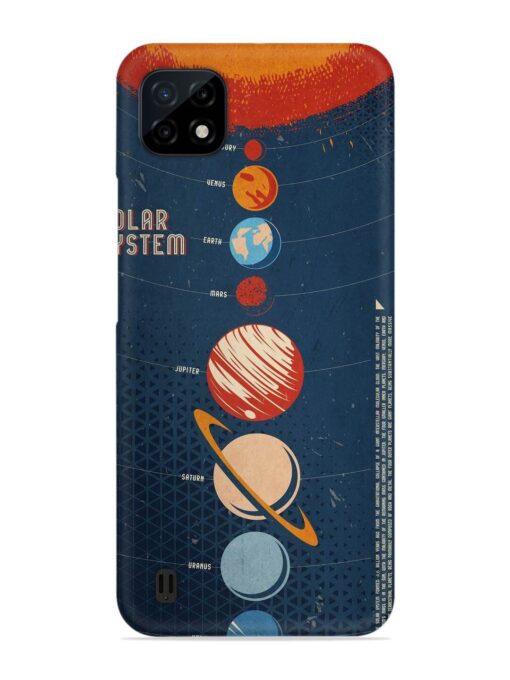 Solar System Vector Snap Case for Realme C20 Zapvi