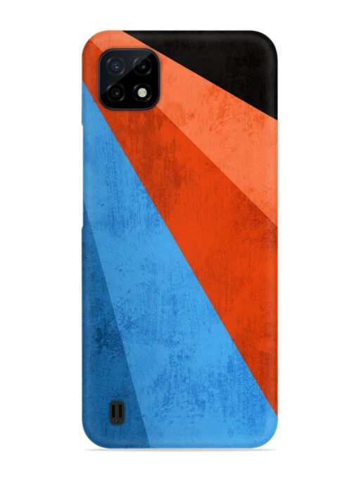 Modern Matte Abstract Snap Case for Realme C20 Zapvi