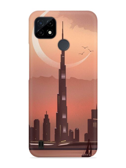 Landmark Burj Khalifa Snap Case for Realme C21 Zapvi