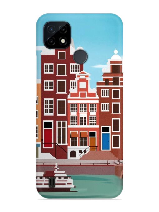 Scenery Architecture Amsterdam Landscape Snap Case for Realme C21 Zapvi