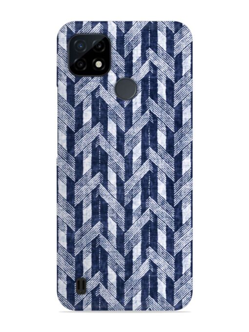 Abstract Herringbone Motif Snap Case for Realme C21 Zapvi