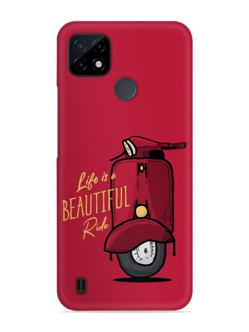 Life Is Beautiful Rides Snap Case for Realme C21Y Zapvi