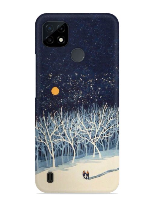 Full Moon Snowshoe Tour Snap Case for Realme C21Y Zapvi