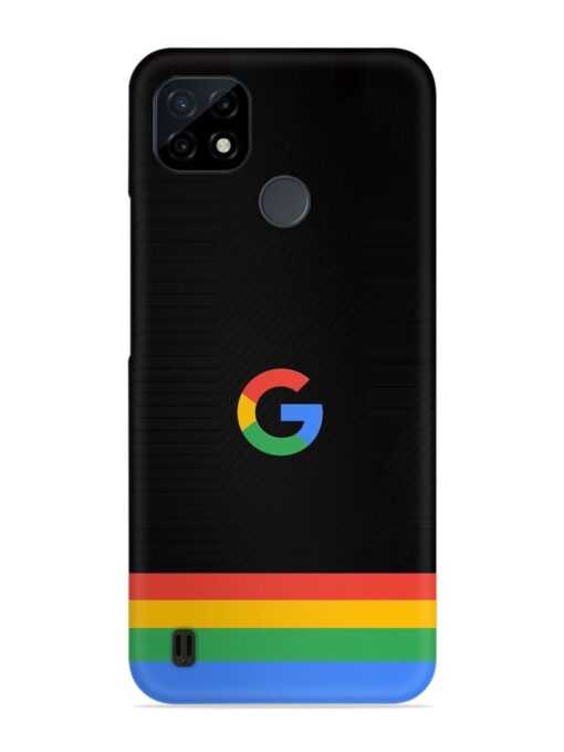 Google Logo Art Snap Case for Realme C21Y Zapvi