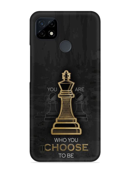 You Are Who Choose To Be Snap Case for Realme C21Y Zapvi