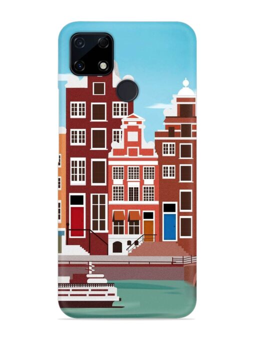 Scenery Architecture Amsterdam Landscape Snap Case for Realme C25S Zapvi