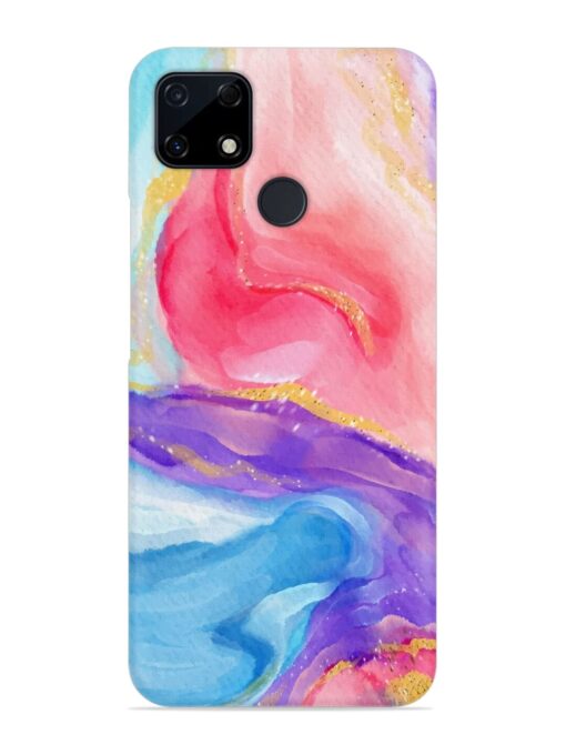 Watercolor Gradient Snap Case for Realme C25S Zapvi