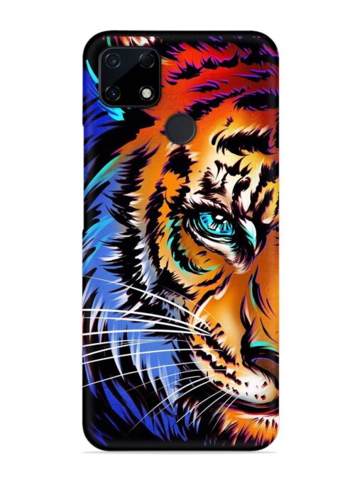 Colorful Lion Art Snap Case for Realme C25S Zapvi