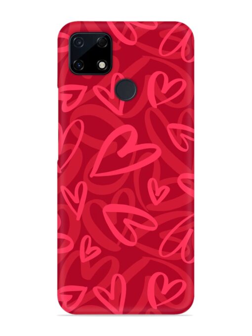 Seamless Romantic Pattern Snap Case for Realme C25S Zapvi