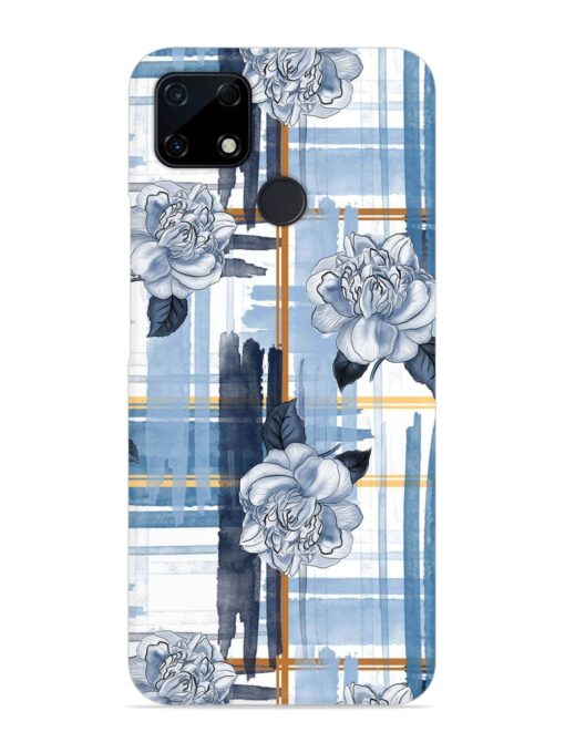 Watercolor Pattern Rose Snap Case for Realme C25S Zapvi