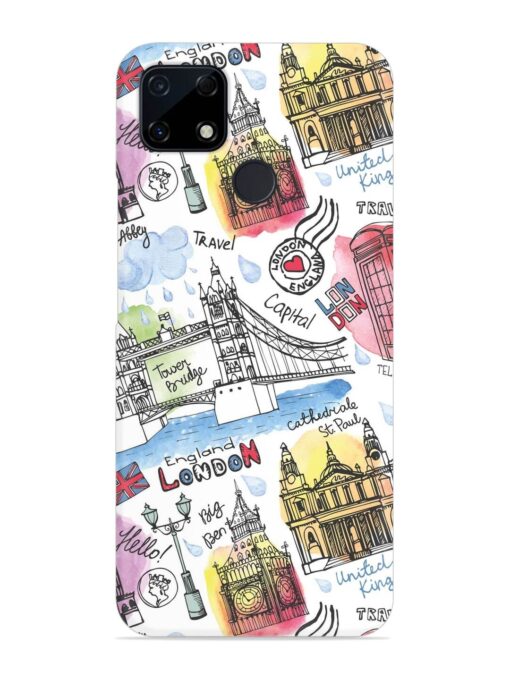 Vector London Landmark Snap Case for Realme C25S Zapvi