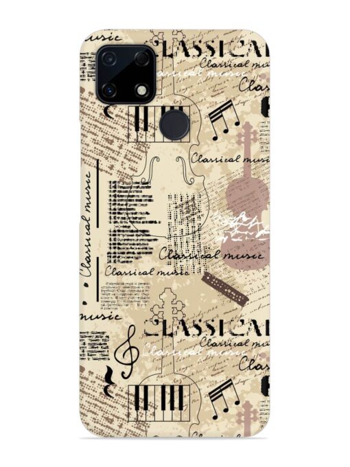 Classical Music Lpattern Snap Case for Realme C25S Zapvi