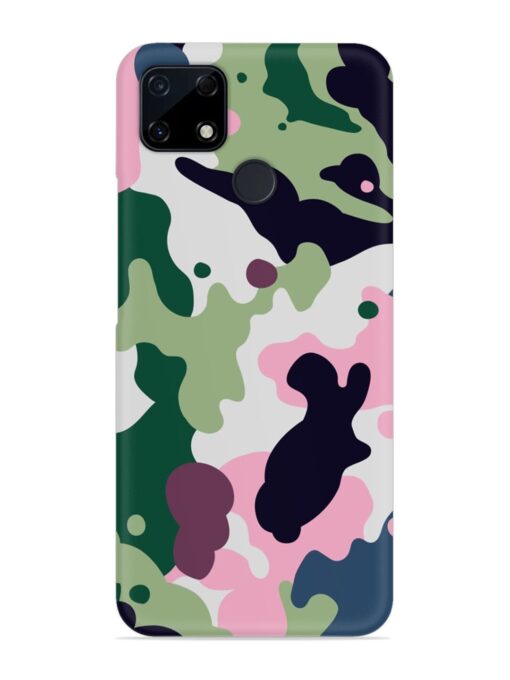 Seamless Funky Camouflage Snap Case for Realme C25S Zapvi