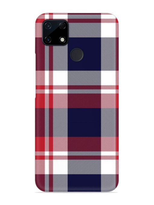 Classic Plaid Tartan Snap Case for Realme C25S Zapvi