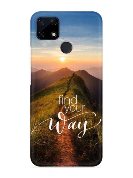 Find Your Way Snap Case for Realme C25S Zapvi