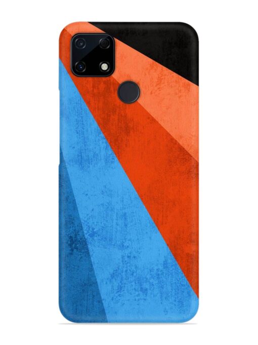 Modern Matte Abstract Snap Case for Realme C25S Zapvi