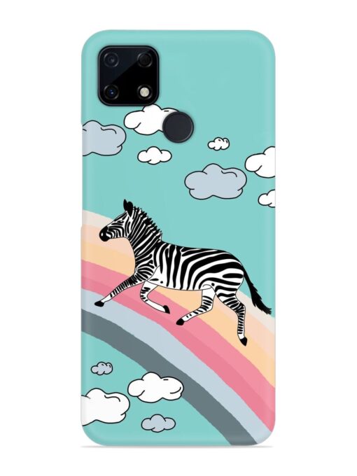 Running Zebra Snap Case for Realme C25S Zapvi