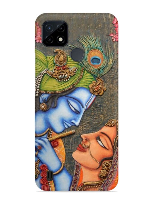 Lord Radha Krishna Flute Art Snap Case for Realme C25Y Zapvi