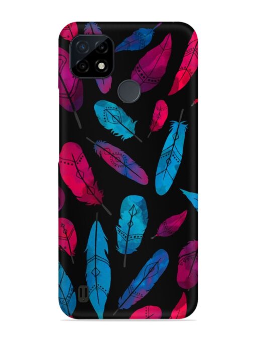 Feather Art Snap Case for Realme C25Y Zapvi