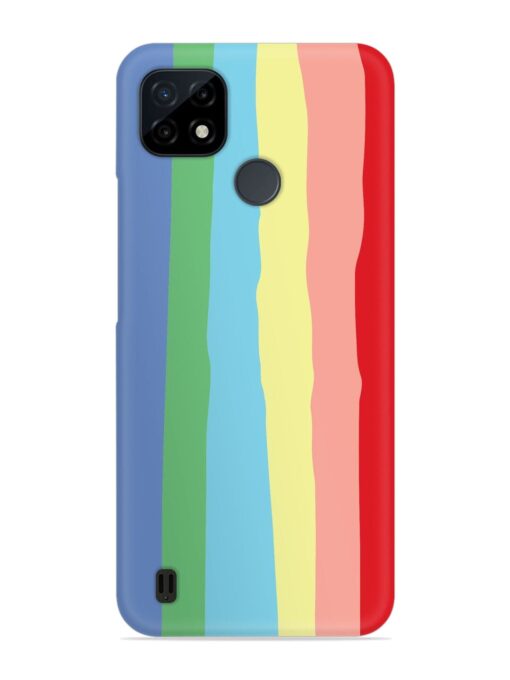 Rainbow Premium Shade Snap Case for Realme C25Y Zapvi