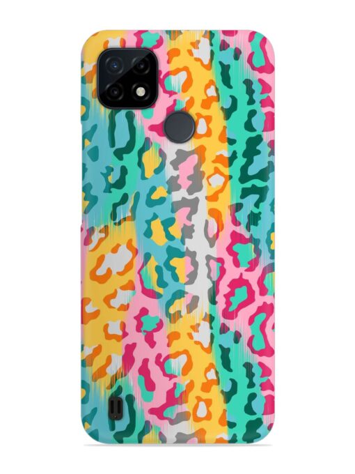 Seamless Vector Colorful Snap Case for Realme C25Y Zapvi