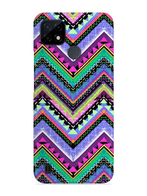 Tribal Aztec Print Snap Case for Realme C25Y Zapvi