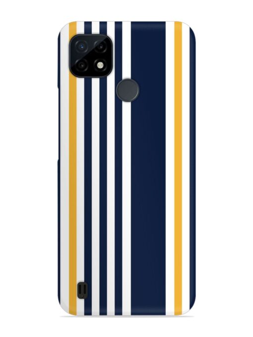 Seamless Stripe Pattern Snap Case for Realme C25Y Zapvi