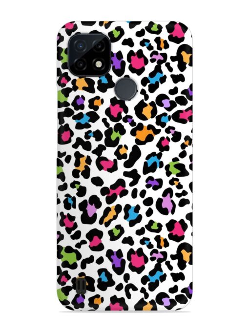 Seamless Leopard Pattern Snap Case for Realme C25Y Zapvi