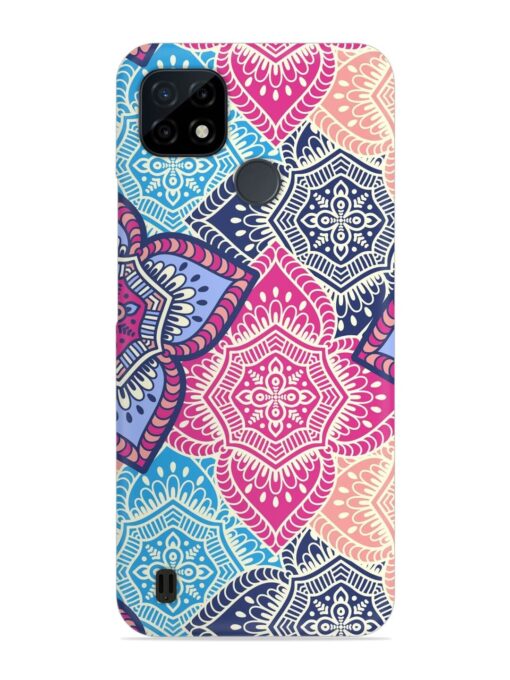 Ethnic Floral Seamless Snap Case for Realme C25Y Zapvi