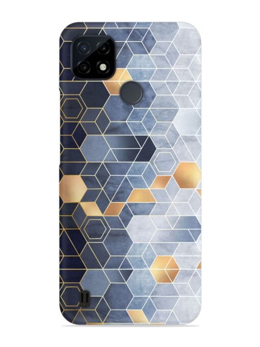 Geometric Abstraction Hexagons Snap Case for Realme C25Y Zapvi