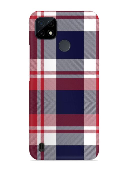 Classic Plaid Tartan Snap Case for Realme C25Y Zapvi