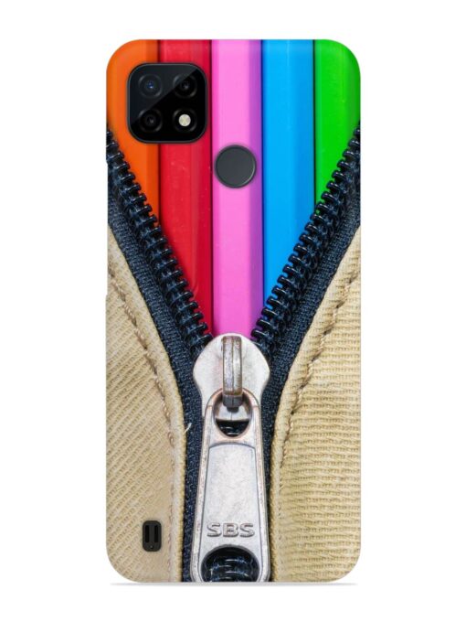 Zip In Color Snap Case for Realme C25Y Zapvi