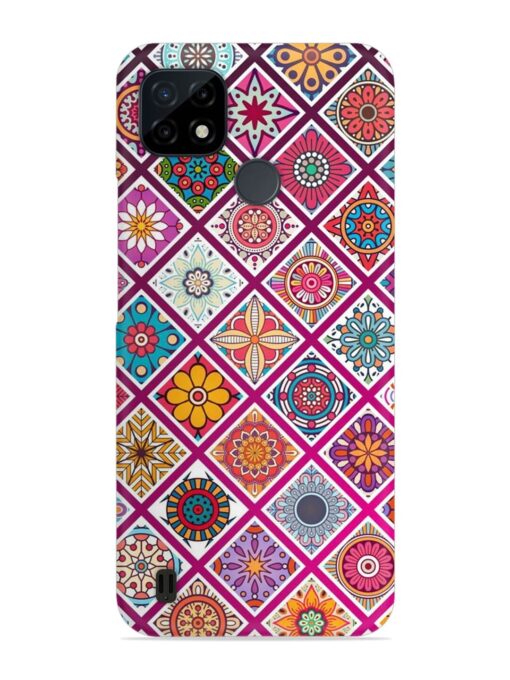 Seamless Tile Pattern Snap Case for Realme C25Y Zapvi