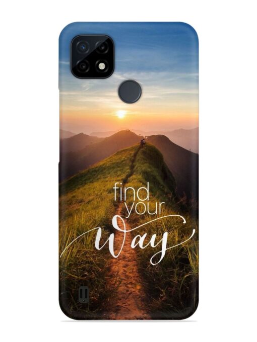 Find Your Way Snap Case for Realme C25Y Zapvi