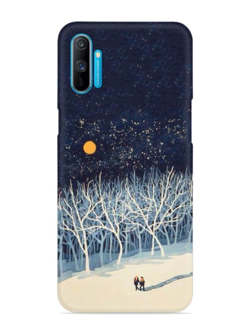 Full Moon Snowshoe Tour Snap Case for Realme C3 Zapvi