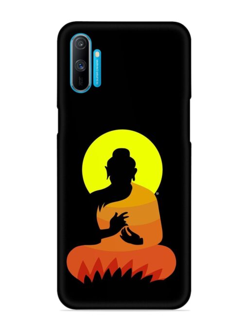 Buddha Art Black Snap Case for Realme C3 Zapvi