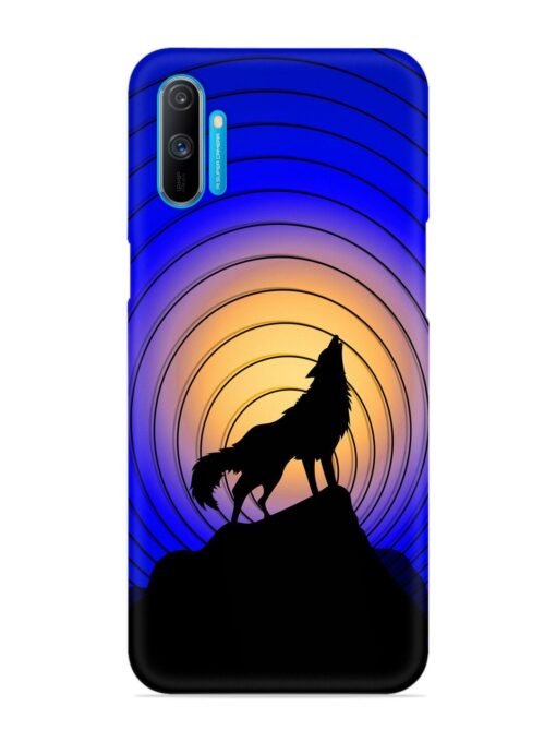 Fox Roaring Design Snap Case for Realme C3 Zapvi