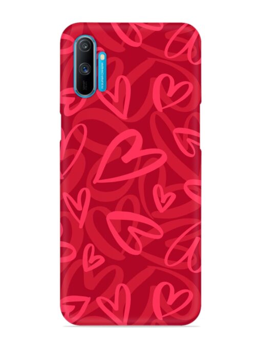 Seamless Romantic Pattern Snap Case for Realme C3 Zapvi