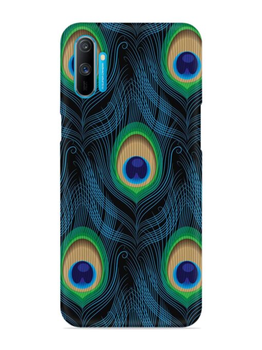 Seamless Pattern Peacock Snap Case for Realme C3 Zapvi