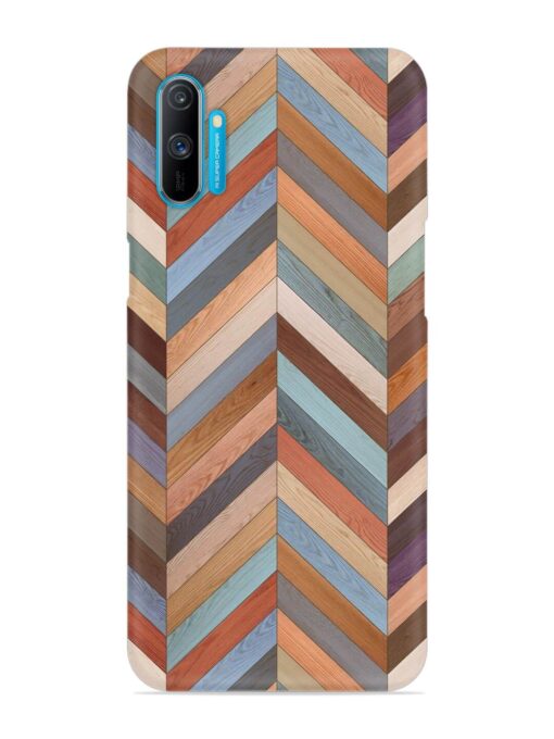 Seamless Wood Parquet Snap Case for Realme C3 Zapvi