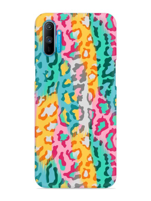 Seamless Vector Colorful Snap Case for Realme C3 Zapvi