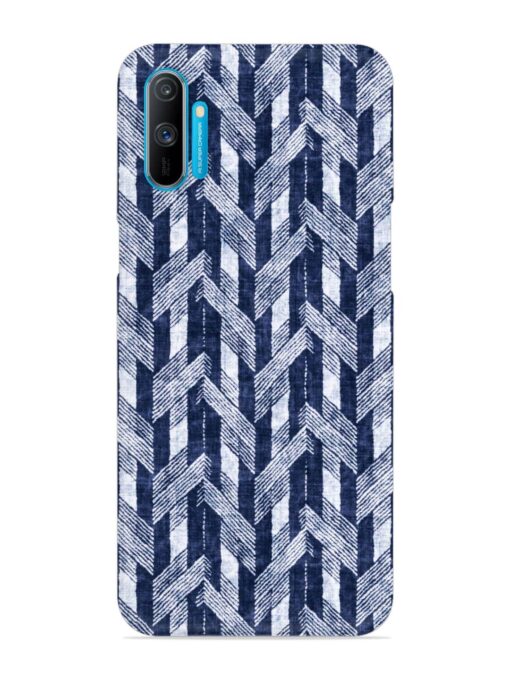 Abstract Herringbone Motif Snap Case for Realme C3 Zapvi