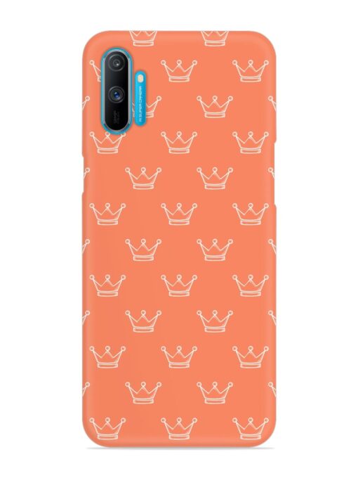 Hand Drawn Crown Snap Case for Realme C3 Zapvi