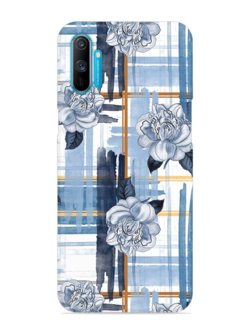 Watercolor Pattern Rose Snap Case for Realme C3 Zapvi