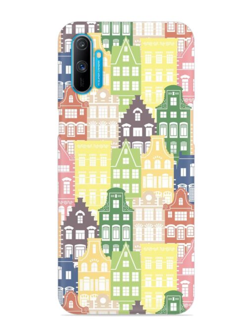 Seamless Shapes Pattern Snap Case for Realme C3 Zapvi