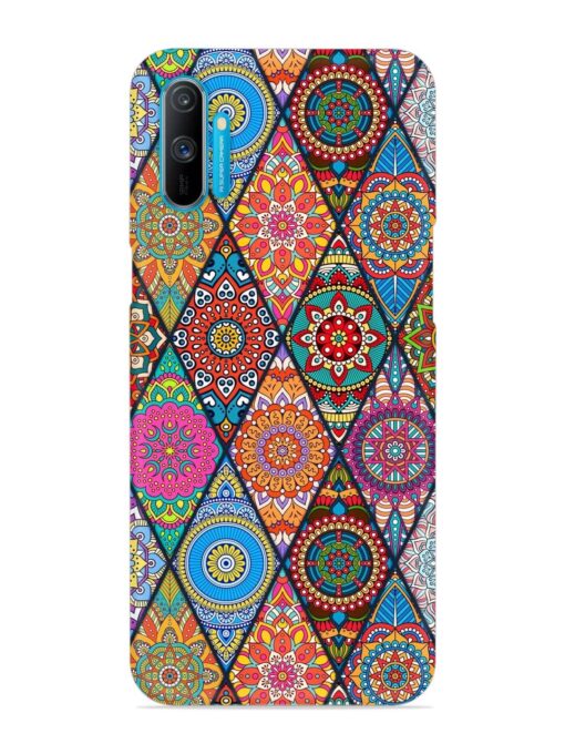 Seamless Tile Pattern Snap Case for Realme C3 Zapvi