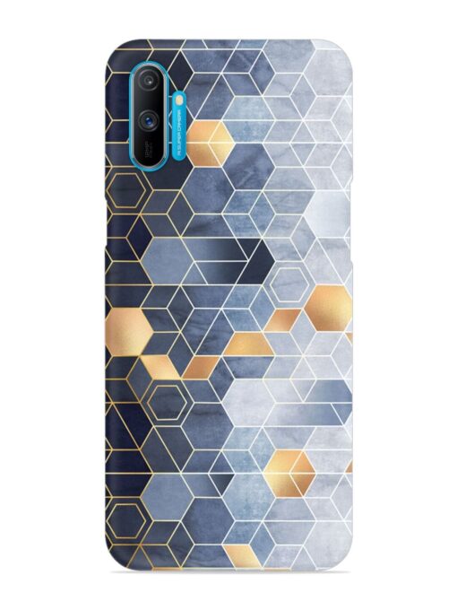 Geometric Abstraction Hexagons Snap Case for Realme C3 Zapvi