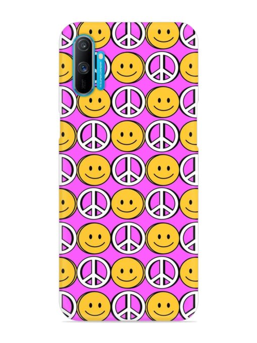 Smiley Face Peace Snap Case for Realme C3 Zapvi