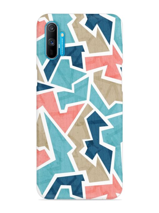 Vintage Geometric Triangle Snap Case for Realme C3 Zapvi